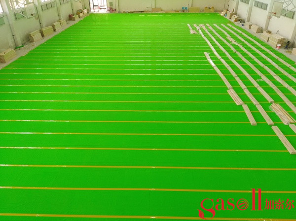 实木体育馆地板修复3