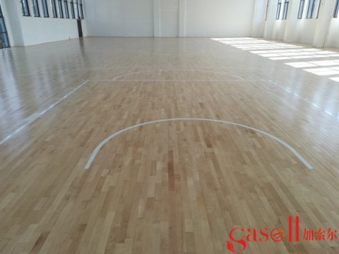 实木体育地板滑吗