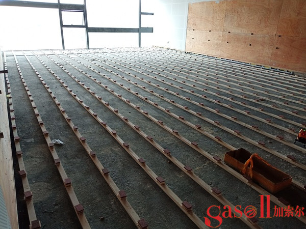 实木体育馆木地板工程做法2