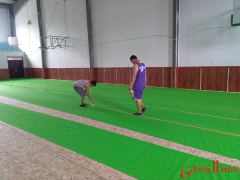 沈阳体育地板篮球场施工