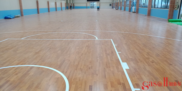 福州学校体育馆木地板2