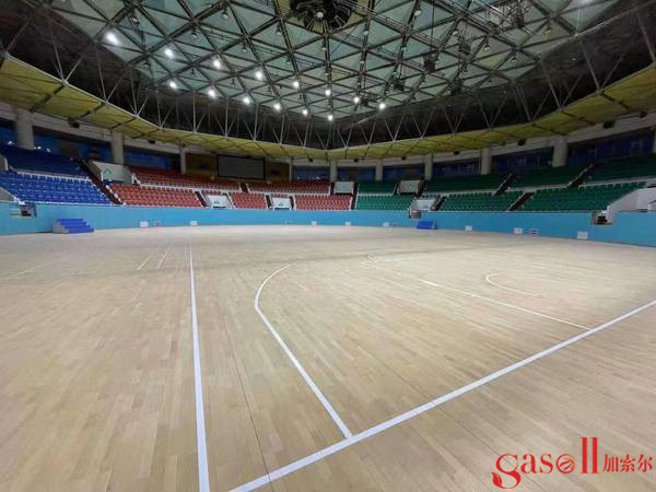 兰州运动木地板篮球场多少钱一平方2